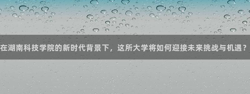 在湖南科技学院的新时代背景下，这所大学将如何迎接未来挑战与机遇？